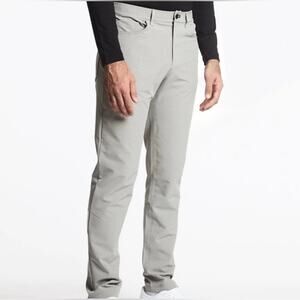Public Rec Men's Gray Fog Golf Travel Work Workday Straight Pants 38 x 30